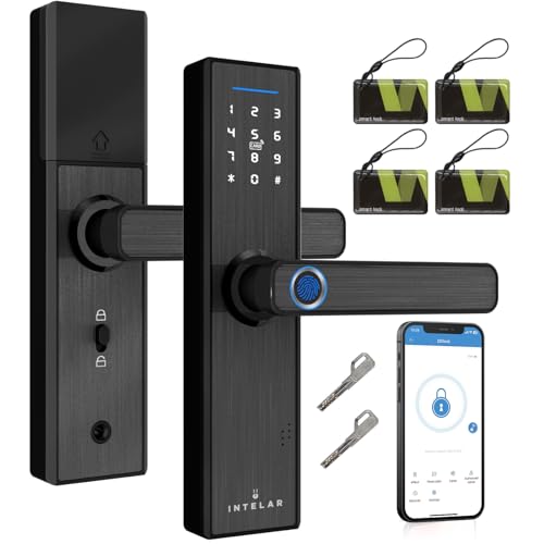 Fechadura Digital Biométrica Wi-Fi Inteligente, Fechadura Porta, Cinco Métodos para