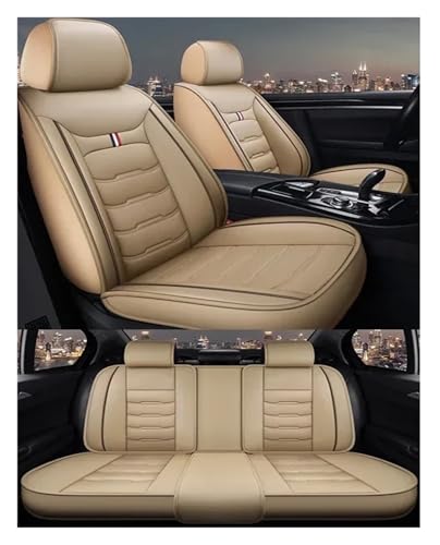 Housses de siège auto universelles beige 5 places pour RAV4 et Corolla