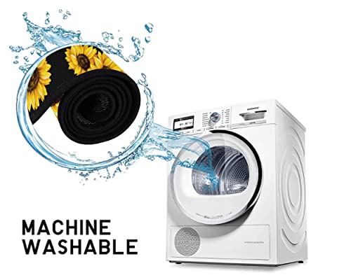 Dcohluk 2 Pieces Sunflower Kitchen Decoration Rug Set, Washable Waterproof Kitchen Mats And Kitchen Sink Runner Rug, Farmhouse Style Decor Indoor 17" X 47" + 17" X 30" #TOP5