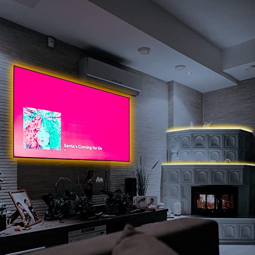 Battery Powered Led Strip Lights 13Ft, 2X6.5Ft Usb/Battery Operated Rgb Color Changing Room Decor Led Lights With Remote For Tv Backlight, Bedroom, Camping And Diy Decoration #TOP4