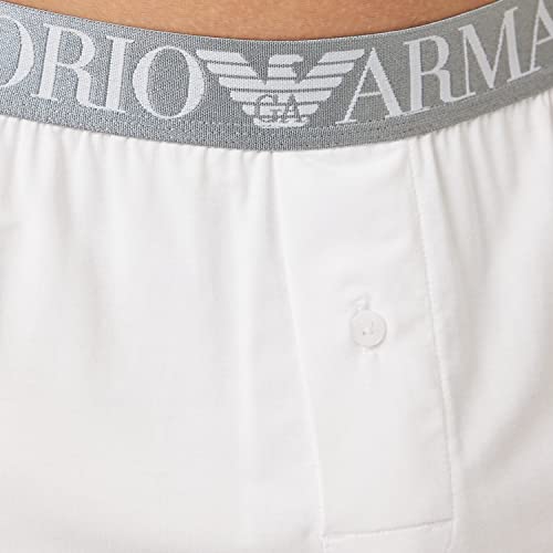 Emporio Armani Men's Soft Modal Boxer, White, Small #TOP1