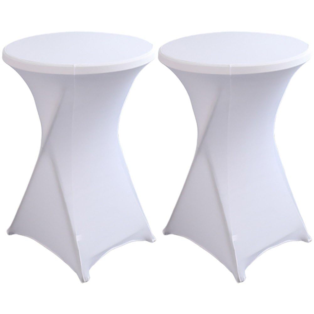 Nappe de bar ronde en spandex extensible pour table de cocktail