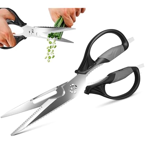 Kitchen Scissors for Food - Kitchen Scissors All Purpose Heavy Duty Kitchen Shears Poultry Shears Chicken Meat Cutting Scissors Kitchen Scissors Heavy Duty - Kitchen Salad Scissors for Chopped Salad Cover