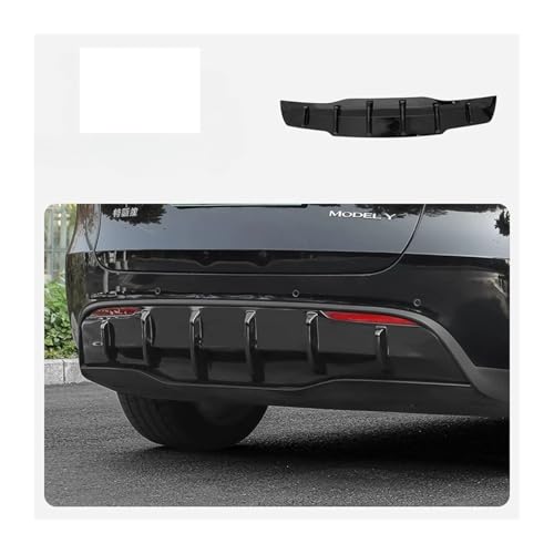テスラ新型モデル3ハイランド2024+対応 リアバンパースポイラーリップ モデルY保護プレートディフューザー オートアクセサリー ボディキット(For Model Y-1)