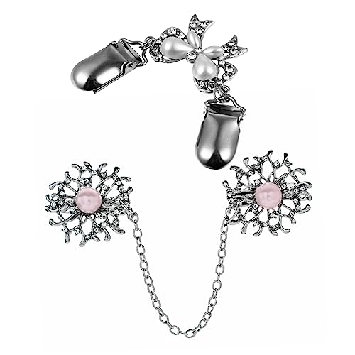 Clip de broche métal épingle rétro cardigan léger et polyvalent
