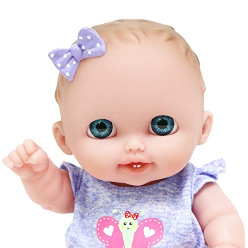 JC Toys Lil Cutesies All Vinyl Washable Doll Baby Doll, Blue Eyes Lulu