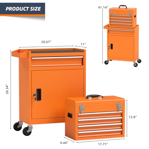 Rolling Tool Chest with Drawers