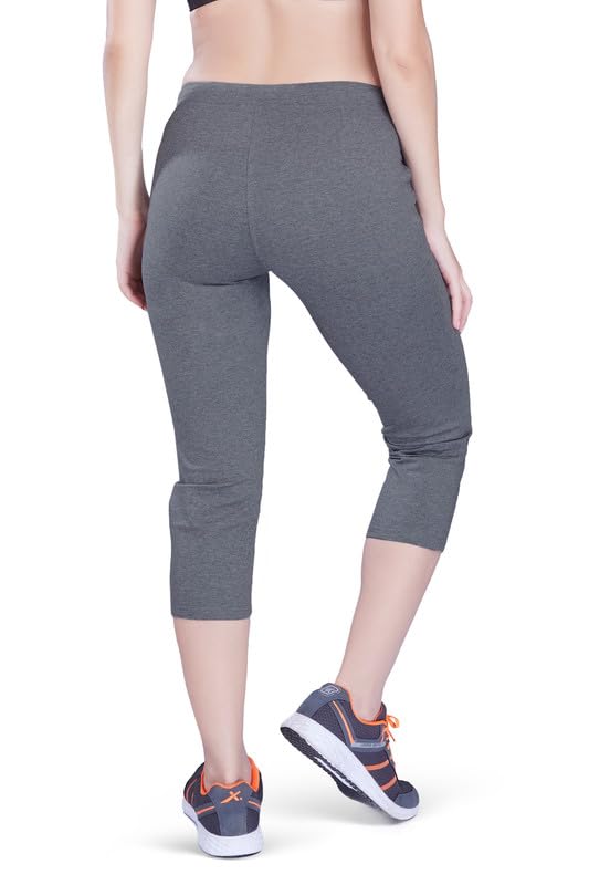 Image of Slim FIT Stretchable Capri with Side Pockets for Women