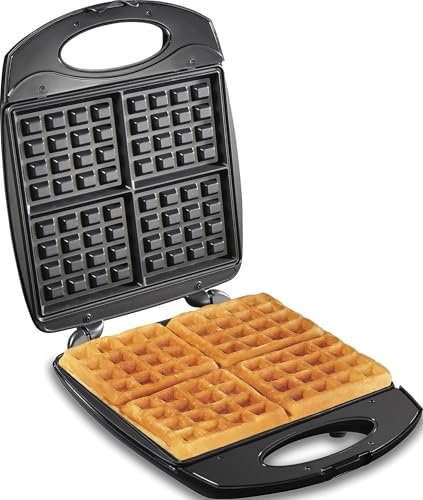 Hamilton Beach Non-Stick Belgian Waffle Maker with Indicator Lights