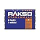 RAKSO Stahlwolle mittel 1-8 Pads, glättet Holz, entfernt alten Lack von Antikmöbeln, säubert Hartgummiböden