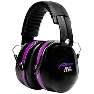 ACE Gehörschutz Mute – Gehörschutz für Arbeit und Sport – EN 352-1 – Rosa
