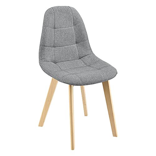 Set Di 4 Sedie Imbottite Per Sala Di Pranzo/Attesa/Salotto/Studio - 4 Sedie In Stile Trapuntato - Rivestimento In - 5