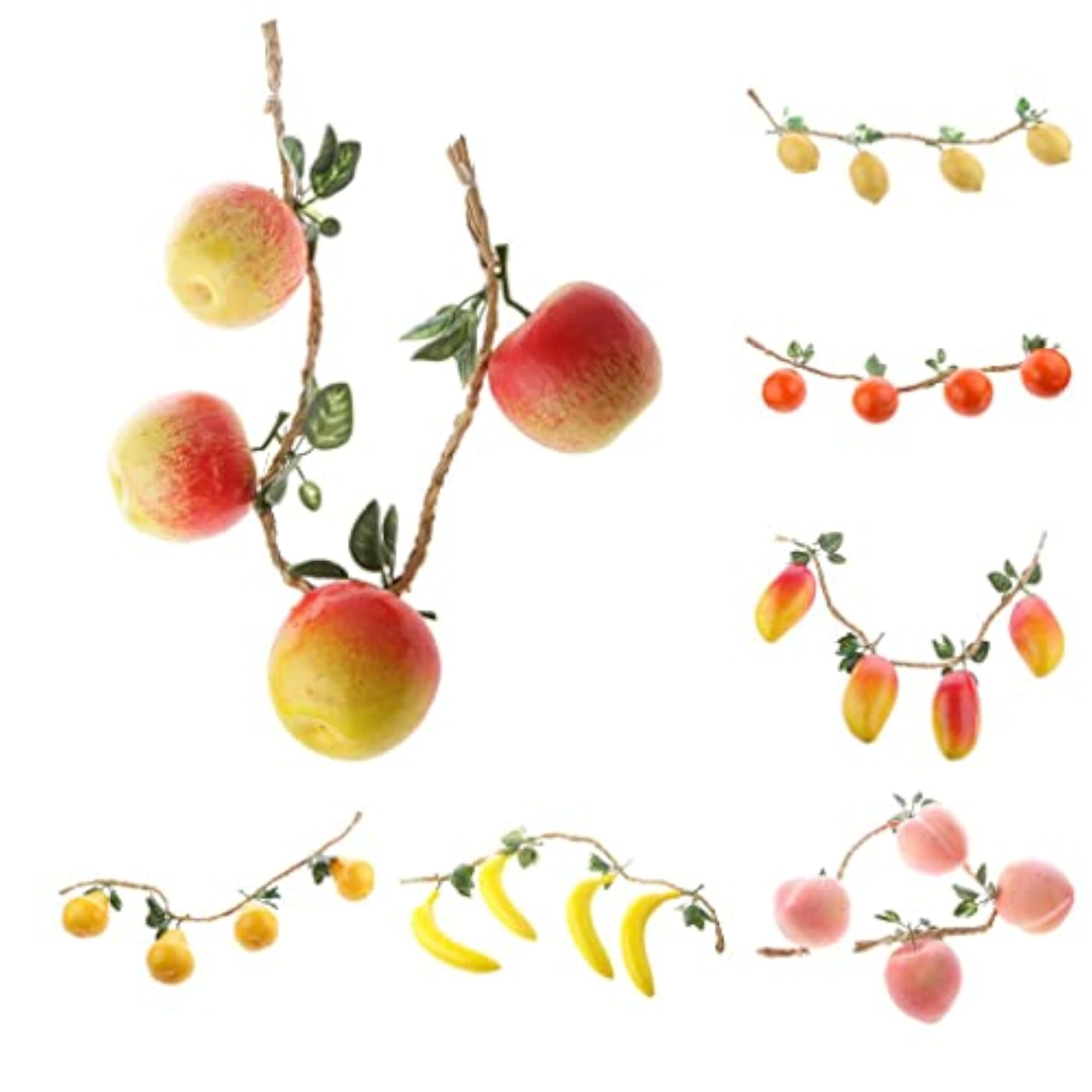 4x4pcs/String Artificial Mango Toy Photography Prop