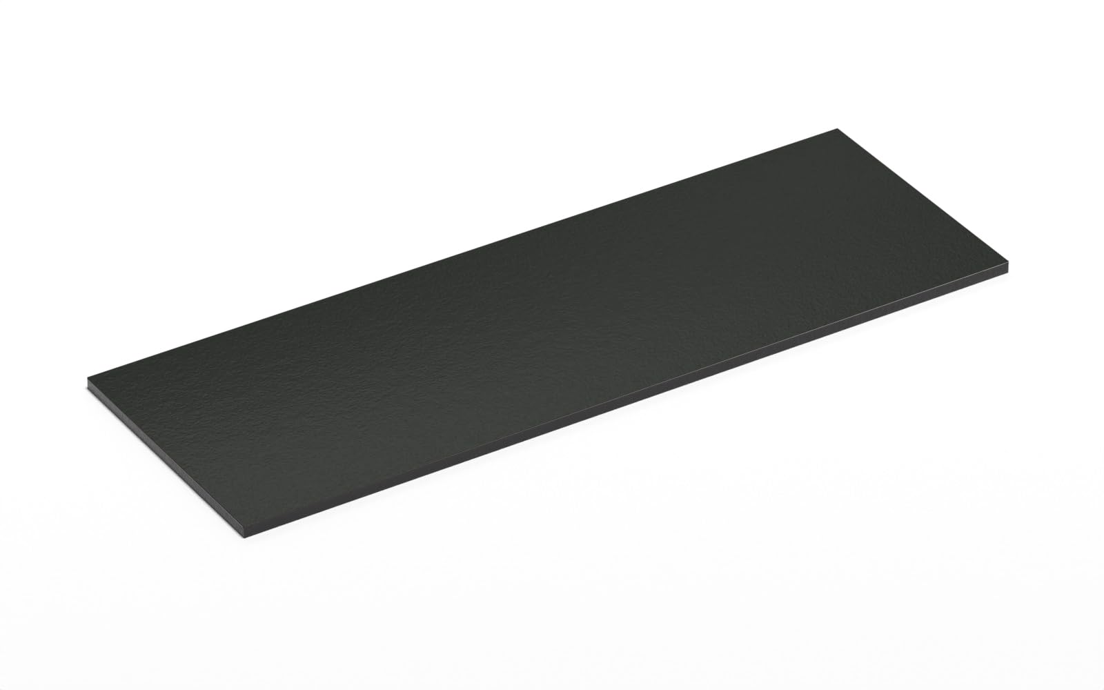 Platten HPL 95x45 cm - 10 mm dick (Schwarz), langlebig,Solide, feuchtigkeitsbeständig, Vollkernplatten, Badezimmerarbeitsplatte, Arbeitsplatte