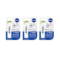 NIVEA Repair & Protect Lip Balm SPF 15 4.8g | With Shea Butter & Natural Oils | UV Protection | 24-Hour Hydration | Heals Chapped Lips | Suitable for Sensitive Skin | Natural Ingredients (Pack of 3)