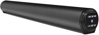 EBTOOLS Bluetooth 5.0 Barra de som sem fio para TV, alto-falante estéreo 3D de home theater portátil com controle remoto adequado para Smart TV  