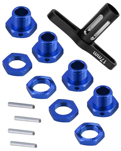 Tuercas de rueda de aluminio para Arrma Typhon 1/8 con llaves de alta precision