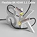MavisLink 8K HDMI 2.1 Fiber Optic Cable 30ft 48Gbps 8K60Hz 4K120Hz Dynamic HDR/eARC/HDCP 2.3 Slim Flexible for HDTV/Game Console/Projector/Home Theatre