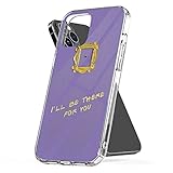 Phone Case Purple Accessories Friend Cover Door Shockproof Compatible with iPhone 15 14 13 Pro Max 12 11 X Xs Xr 8 7 6 6s Mini Plus