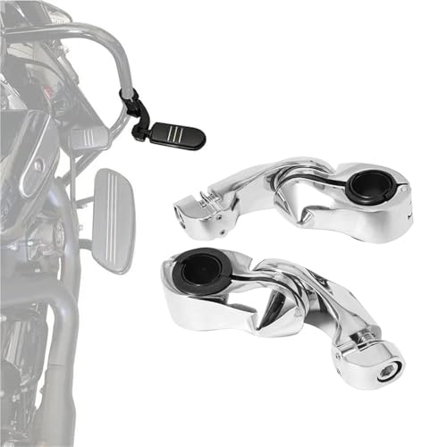 Pare-cylindre moto chromé 32mm anti-chute pour cadre Bobber et Chopper
