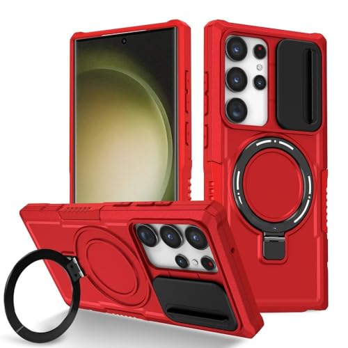 Coque Samsung S25 Plus rouge pour charger sans fil en voiture