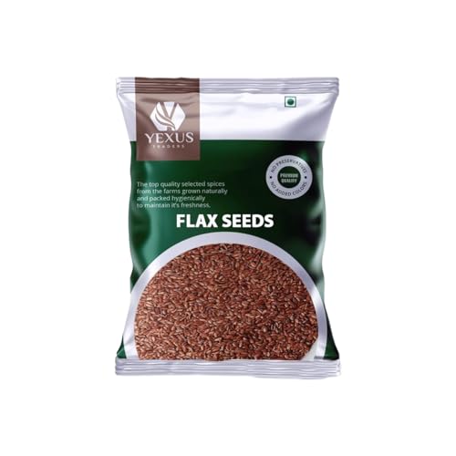 Yexus Premium Flax Seeds, 100g | Tisi | Alsi Vidai | Avishalu | Alsi Seed | Agase Beeja | Jwaseecha Bya | Tishi