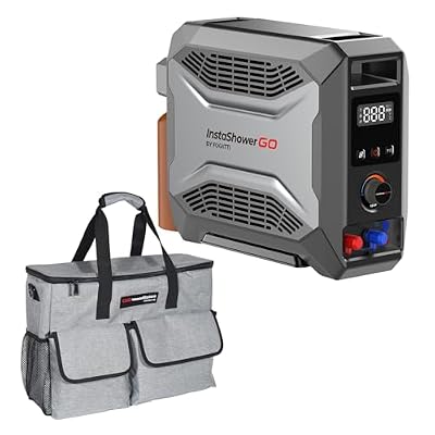 FOGATTI Instashower GO Portable Water Heater with Instashower Protective Carry Bag