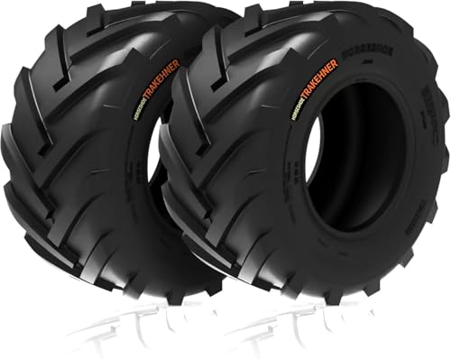 TRAKEHNER 2 New 26X12.00-12 / 26X12-12 8PR D Range T148 Super Lug-King Garden, Lawn Mower, Trencher & AG/Farm Tractor Tires with Deep Lug Traction Pattern, Heavy Duty, Color-Sidewall,2-Years Warranty