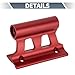 X AUTOHAUX 1 Set Universal Quick Release Bike Fork Mount Rack for 0.25 Inch (6.5mm) Thru Axle with Aluminum Alloy Anti-Corrosion Red