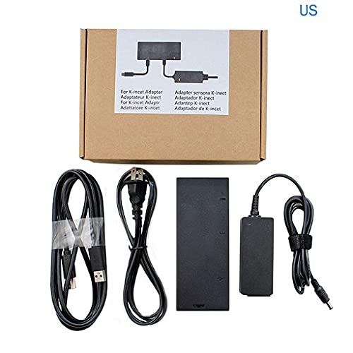 Kinect Adapter For Xbox One S /Xbox One X And Pc Windows 8/8.1/10, Kinect 2.0 Sensor Power Supply Ac Adapter Replacement Kit,Usb 3.0 Windows Pc Interactive App Program Development #TOP6