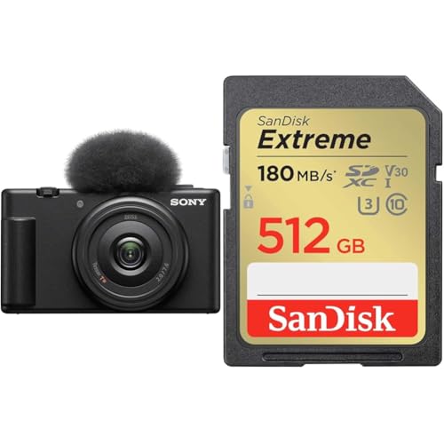 SONY(\j[) VlogpJ VLOGCAM fW^J ZV-1F EBhXN[t Pœ_Y ubN ZV-1F B + y TfBXN Ki z SDJ[h 512GB SDXC Class10 UHS-I U3 V30 