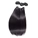 Brazilian Straight Hair 3 Bundle Deal 10inch 100% Human Hair Bundles Brazilian Virgin Hair Weft Bob hair Bundles 300g Natural Black