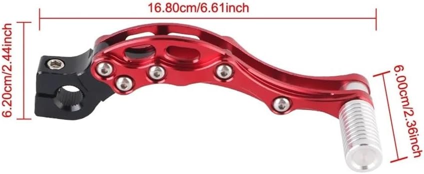 Motorcycle Kick Starter CNC Moto Accessories 1pc Start Rod for 139QMB Aluminum Alloy Engine Kick Levers Motorcycle Starter Lever