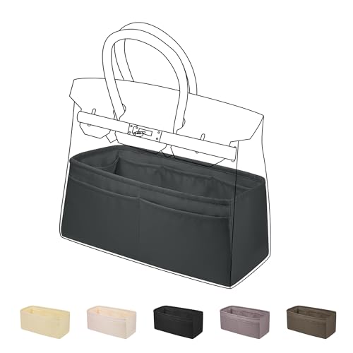 DGAZ Silk Purse Organizer Insert for Birkin Bag(Grismeyer,BK45)