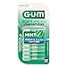 GUM Soft-Picks Comfort Flex, Easy to Use Dental Picks for Teeth Cleaning Health, Disposable Interdental Brushes with Convenient Carry Case, Dentist Recommended Dental Picks, Mint, 80 Count
