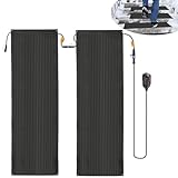 SLASHCOOL （2-Pack） 20'x60' Heated Walkway Mats for Snow Removal - Advanced Winter Winter Outdoor Heating Snow Carpet Mat Reliable Snow and Ice Melting System No Slip Safety Outdoor Heated Mats