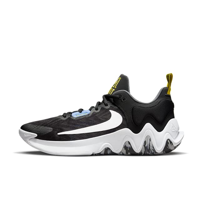 NikeMen's Dunk Low Shoes, Black White University Blue, 9