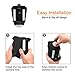 Fintie Silicone Case for Ring Spotlight Cam, Soft Silicone Weather Resistant Protective Skin Cover for Ring Spotlight Battery HD Security Camera, Black