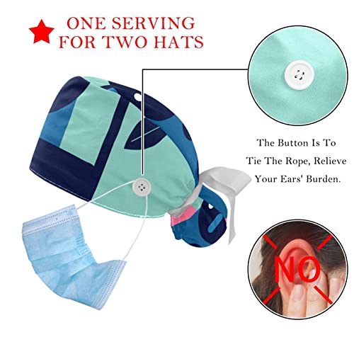 Casquettes de travail respirantes et légères JDEZ lot de 2