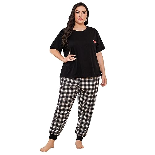 Pyjama grande taille femmes ample qui ne serre pas la taille