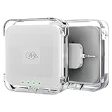 Surdarx Anti-Lost Transparent Cover Case for Square A-SKU-0485 Contactless Chip Card Reader with 3.5mm Headset Jack or Lightn Connector, EMV Chip Cards/Pay, Shockproof Protective Case