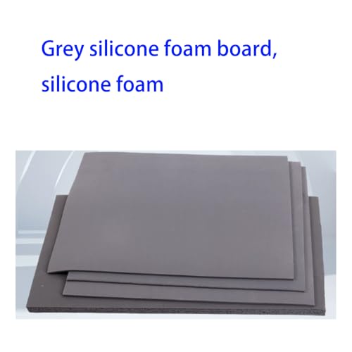 Aislante ignífuga placa de espuma de silicona gris para evitar fugas térmicas 2