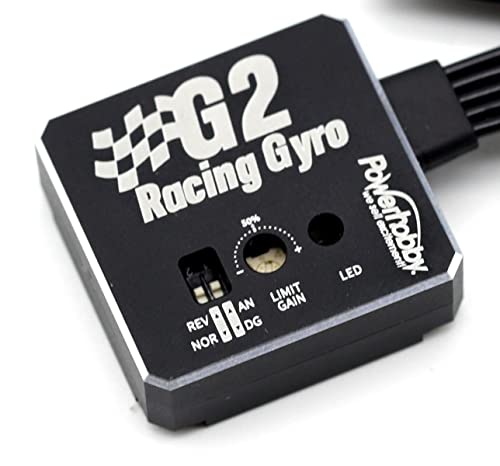 PowerHobby G2 High Stability Racing Drift Tuned R/C Gyro w/Aluminum Case PHBPHG2