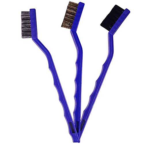 vonixx KIT 3 ESCOVAS DETALHAMENTO NYLON AÇO LAT