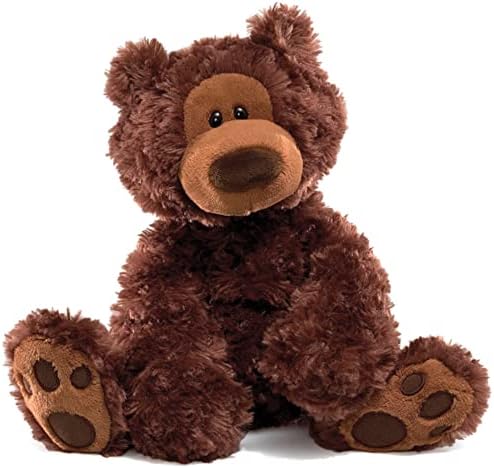 GUND Philbin Classic Teddy Bear, Premium Stuffed Animal for Ages 1 and Up, Chocolate Brown, 12”