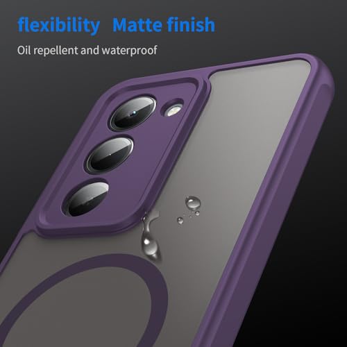 Image of Compatible with REDMI 15 (169mm) Case Cover,Compatible with MagSafe,Anti-Fall,Compatible with Xiaomi Redmi 15 (169mm) 25057RN09E Cell Protective Phone Case Purple