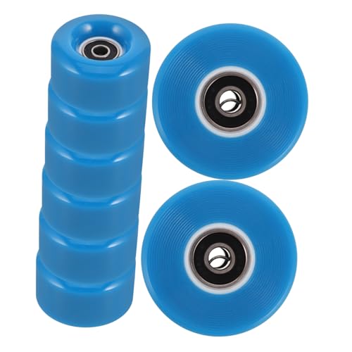 POPETPOP Lot De 4 Roues De Rechange En Pu Non Robuste Pour Patins À Roulettes À Deux Rangées