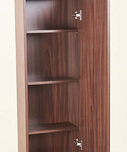 Image of MAMTA DECORATION Engineered Wood Dressing Table with Storage for Living Room Bedroom Wooden Vanity Tables (Brown)