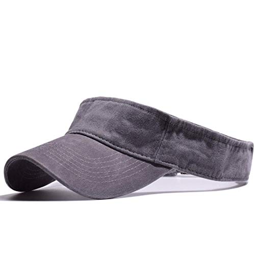 Chapeau de soleil été pour dame anti-transpiration avec visière ouverte et coupe asymétrique