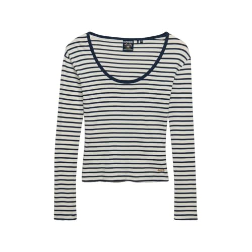 T shirt manches longues femme Superdry Athletic Essentials stripe - vue 5